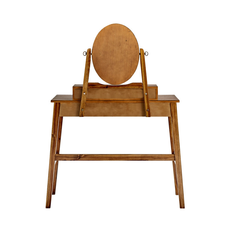 Crosstown Makeup Vanity Set with Stool
