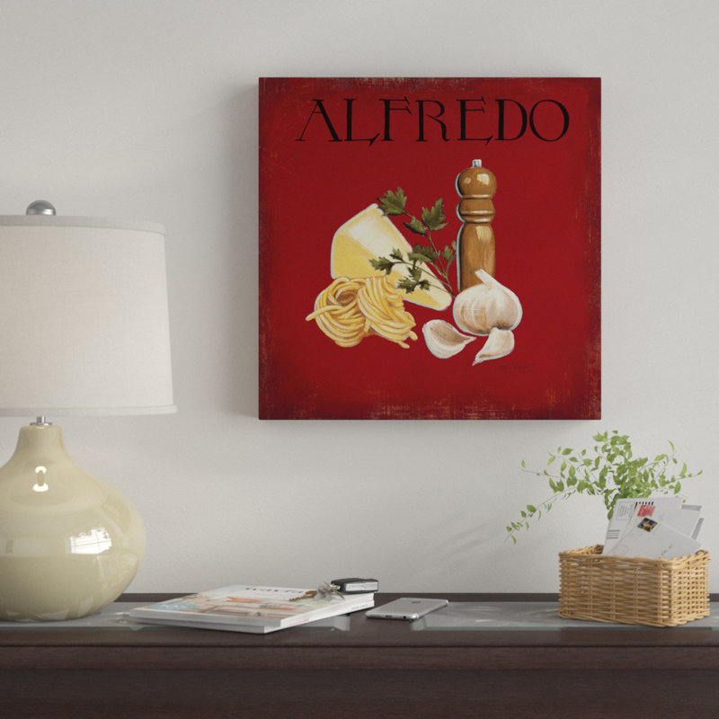 « italien cuisine iii », impression sur toile tendue, H 14 po x l 14 po x P 2 po