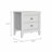 Stevonte 26.62'' W Metal Nightstand-108688993