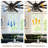 Clercq 72" Ceiling Fan with Lights Farmhouse Caged Ceiling Fan with Remote, Matte Black Reversible Extra Large Ceiling Fan-133350314