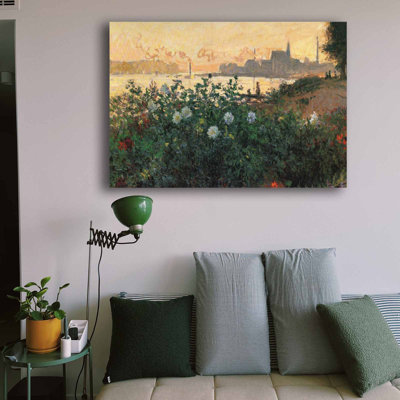 Claude Monet - peinture sur toile tendue