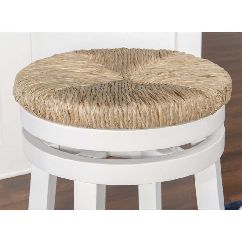 Tabouret de bar et de comptoir Granville, Tabouret de bar (siège d'une hauteur de 31,5 po), Blanc