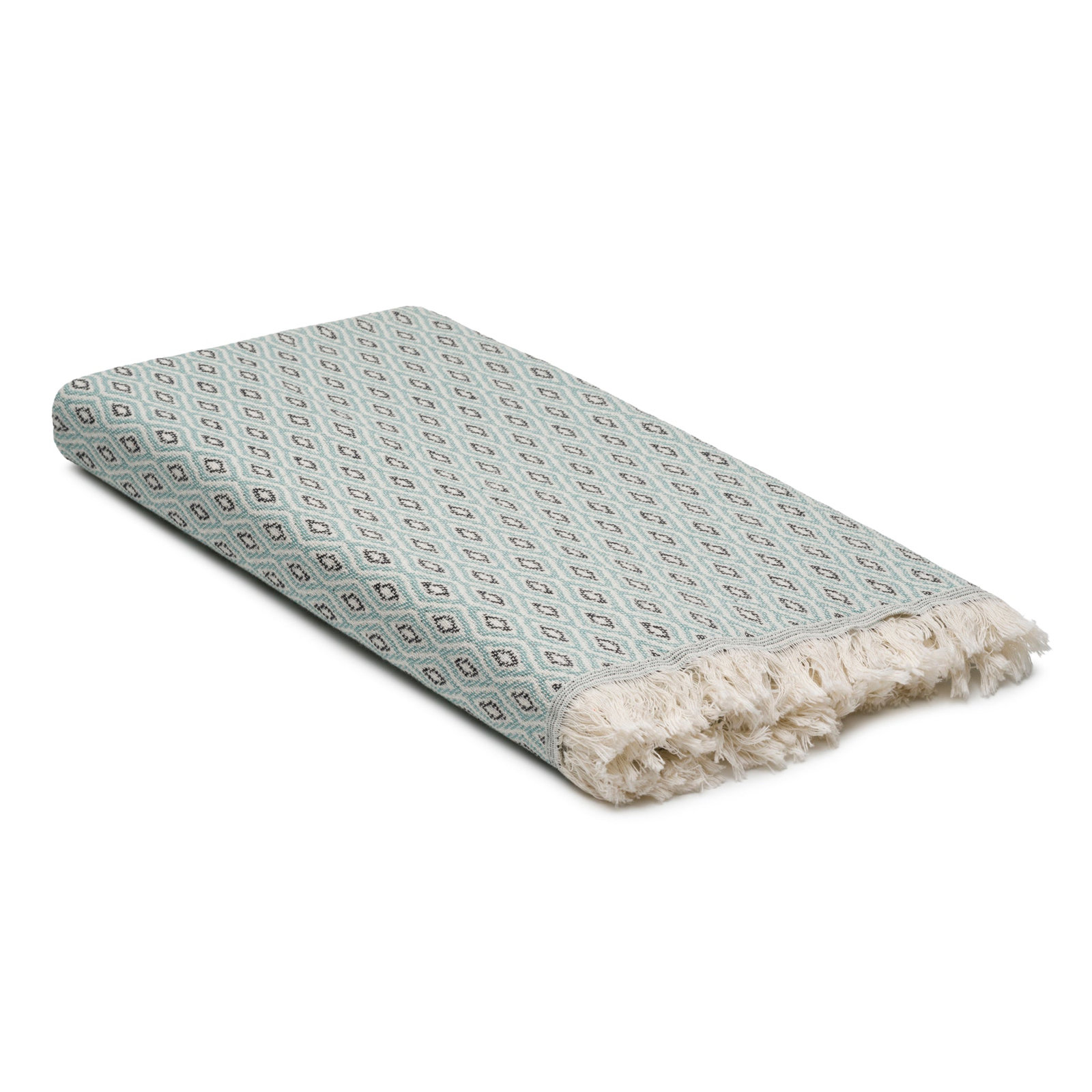 Williar Turkish Cotton Throw Blanket, Sage Green