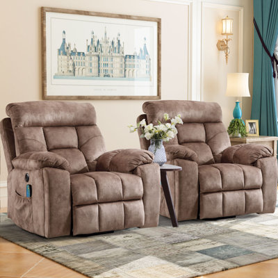 42.7" W Electric Lift Assist Massage Recliner