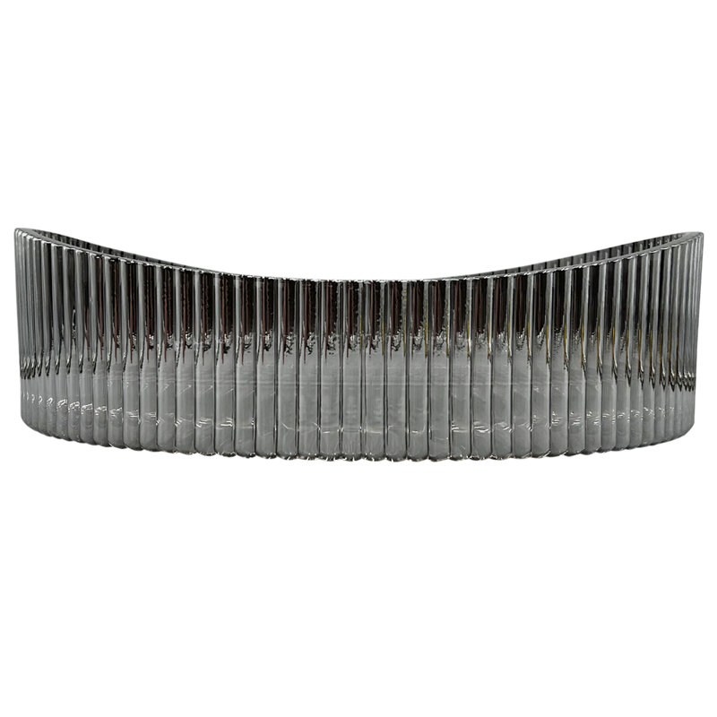 Lavabo vasque en verre 20 po Serenity, Noir