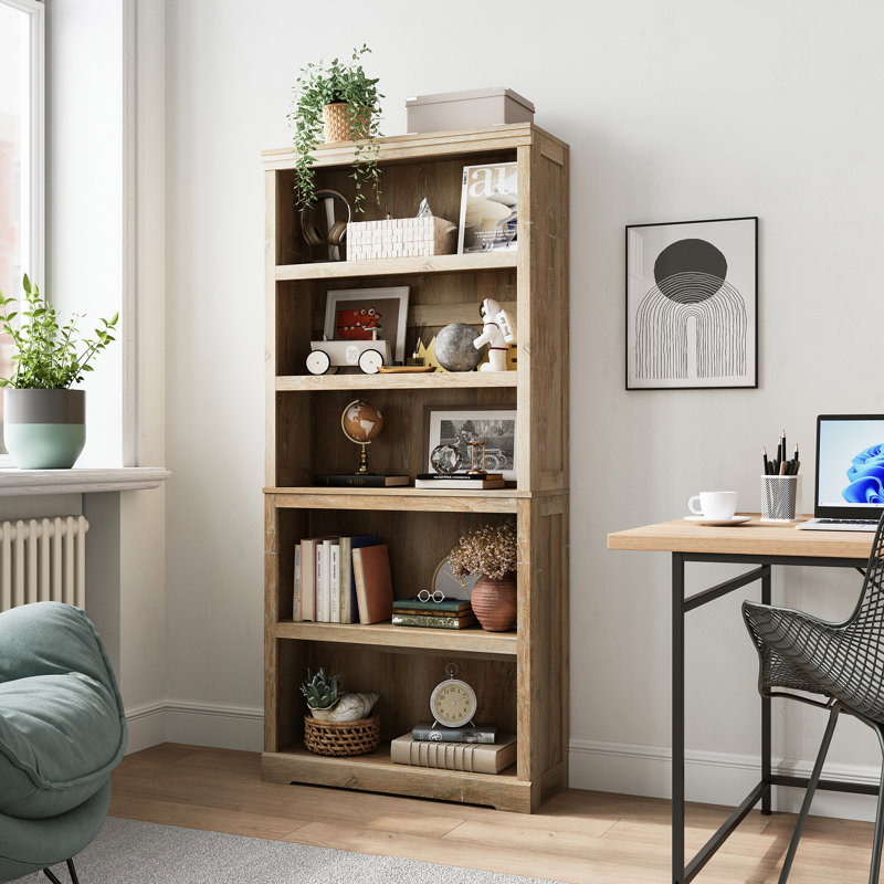 Glasford 70.8" Tall 5-Tier Bookcase | Storage & Display