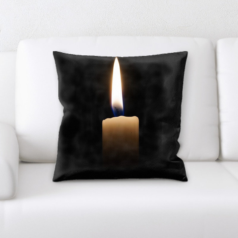 Housse et insert de coussin carré Candle