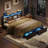 Brisna Vegan Leather Platform Bed-1424863788-1460935027