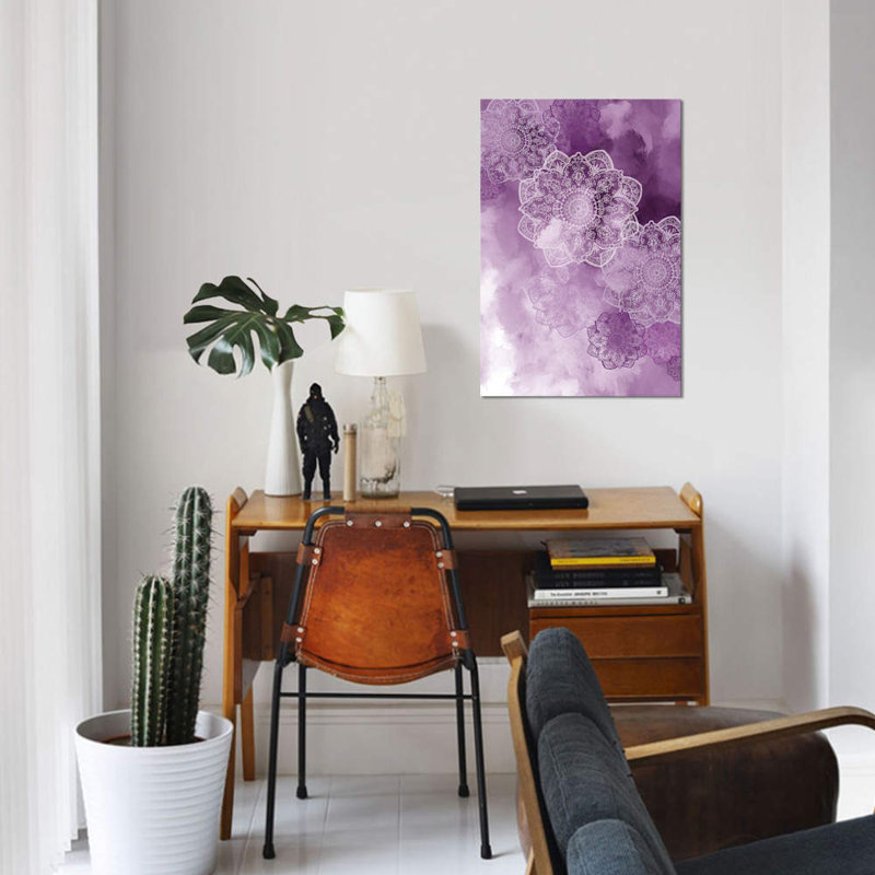 " Lavender Dream " by 5by5collective, 18" H x 12" W x 1.5" D, Wrapped Canvas, No Mat