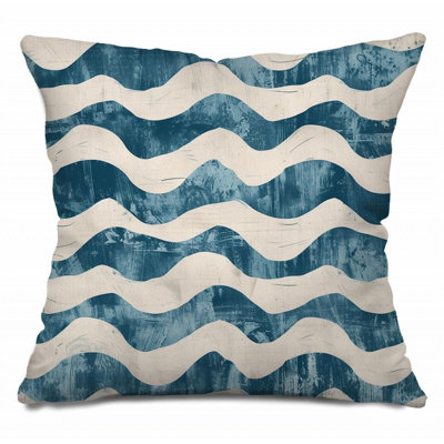 Waves Throw Pillow