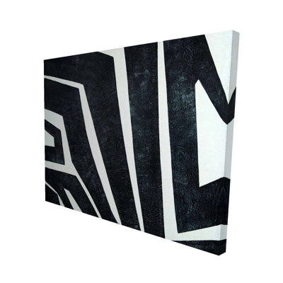 Labyrinthe - Toile abstraite de formes pour la maison | Art moderne