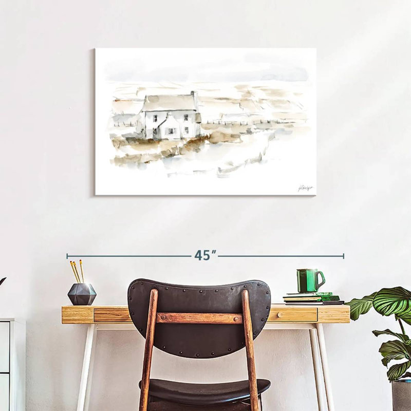 Neutral Farmhouse I, 24" H x 36" W