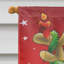 Drapeau de jardin à 2 côtés à antlerss de comic avec décor décoratif-16653850