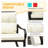 Metal 2-Person Outdoor Patio Rocking Seating Group with Cushions - All-Weather Wicker Conversation Set-2127434745-2127434746