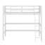 Lit mezzanine en bois avec échelle-1035091654