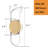 Modern LED Wall Sconce 17W 4000K Natural Light