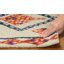 Tapis géométrique en laine touffeté à la main Yeager-1191426535