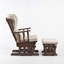 Chaise berçante et repose-pieds Azariyah Konfor-709691556-745961577