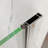 34"-36"W X 72"H Semi-Frameless 180° Rotatable Pivot Shower Door With 1/4 Inches Tempered Glass-120349520