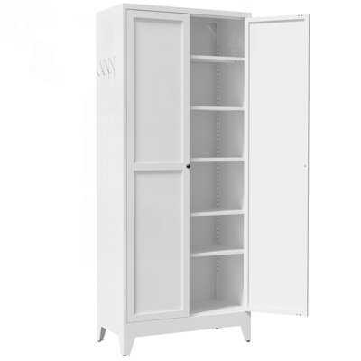 Garde-manger 75 po en métal avec tablettes de 180 lb