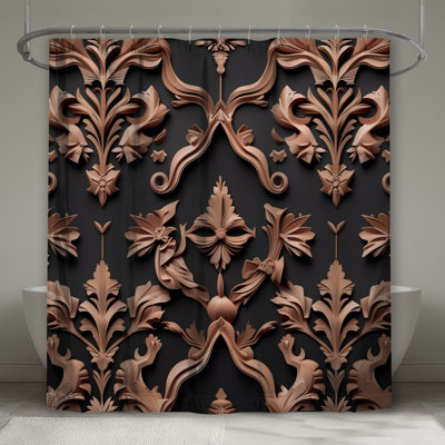 Rideaux de douche Ornate Bronze