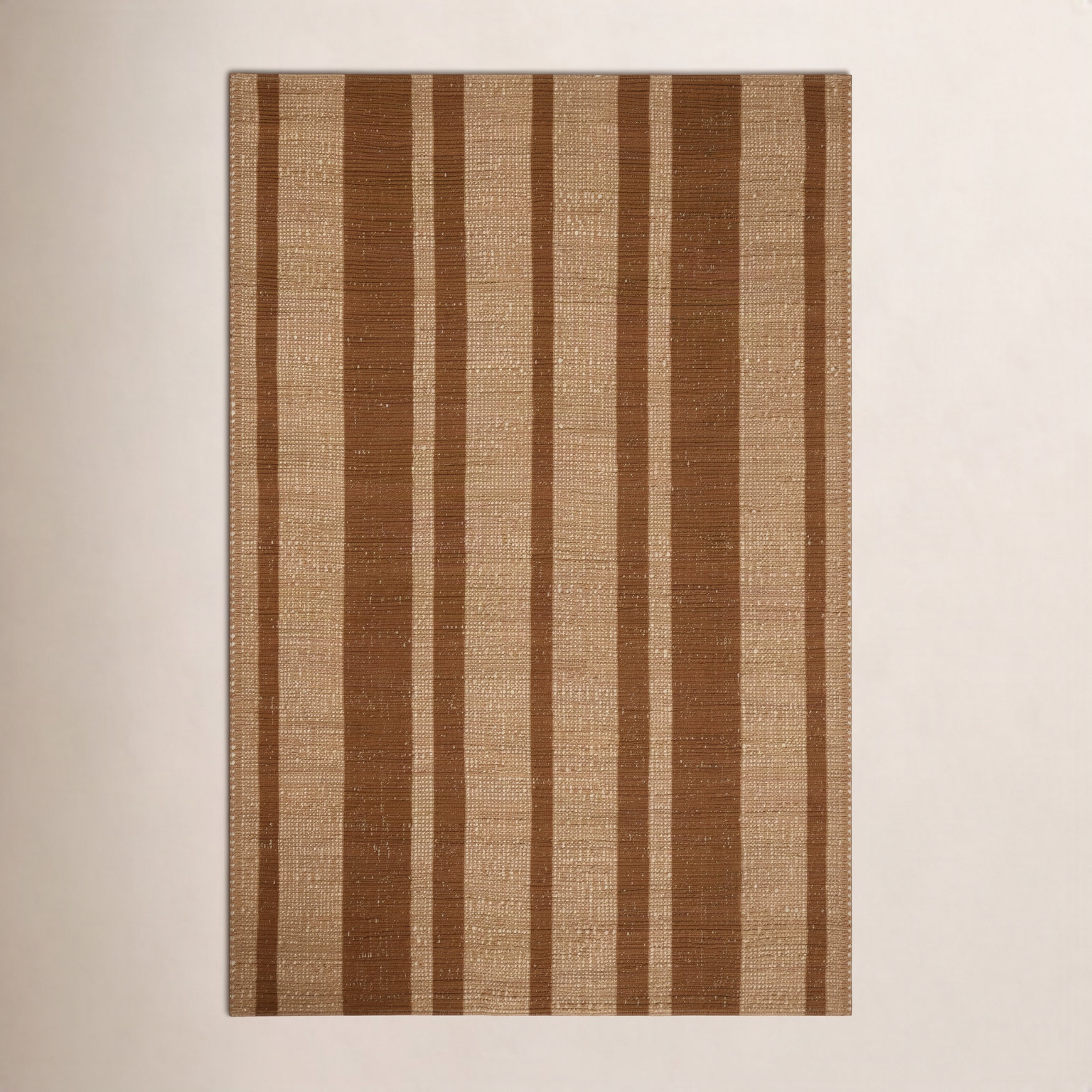 Leanne Ford x Loloi Weatherstaff Cinnamon / Natural Area Rug, Rectangle 3'6" x 5'6"