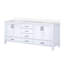 Meuble-lavabo double 80 po, comptoir en quartz, bois massif, design tendance Avec rangement blanc et 6 tiroirs-2068496899
