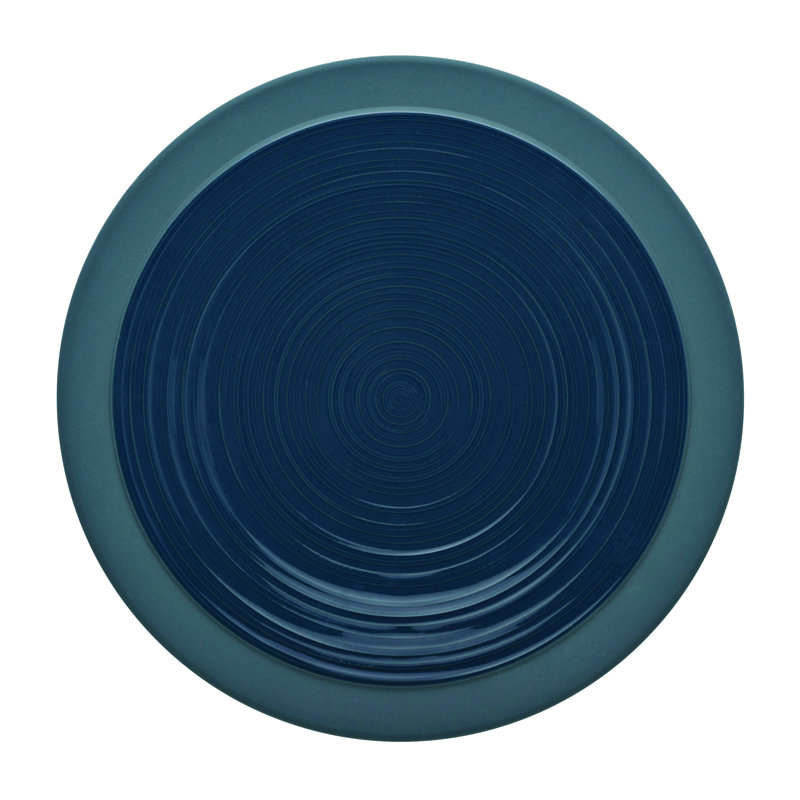 Bahia Stoneware Dinner Plate, Bluestone
