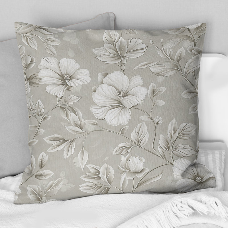 Coussin décoratif Floral Dream II - Glam, H 16 po x l 16 po