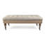 Maison Linen Tufted Ottoman
