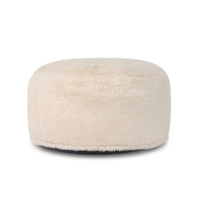 Round Faux Fur Bean Bag Chair