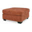 Avie Oversized Accent Ottoman, White Polyester Cushion, 38 Inch-109265515