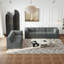 Canapé modulaire en L modulaire, ensemble de canapé de plancher de luxe, canapé confortable-748563551