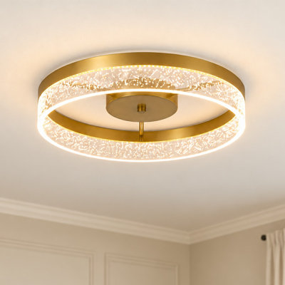 Itohan 11.65" W Dimmable Integrated LED Flush Mount
