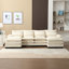 Grand canapé modulaire moderne en U en chenille-335566329