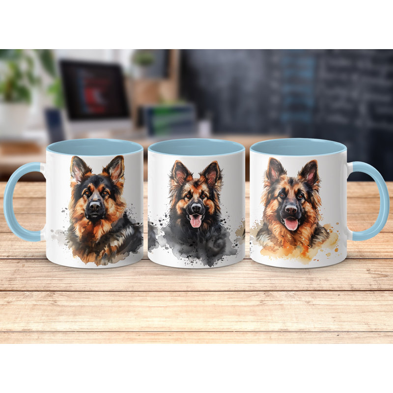 Mug, 3, Light Blue