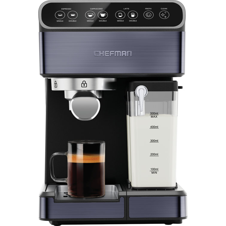 Chefman 6-in-1 Espresso Machine, Powerful 20-Bar Pump, Nespresso® Capsule