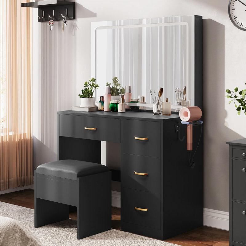 Bertia Dressing Table with Mirror