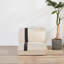 Lit beige moderne petit espace, 6 réglables, conception épurée, lit haut en mousse facile à réarranger avec velours acarien, charnières silencieuses, idéal pour le travail-1368658451