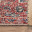 Tapis traditionnel Savina - tissage plat lavable avec envers antidérapant-1966433492
