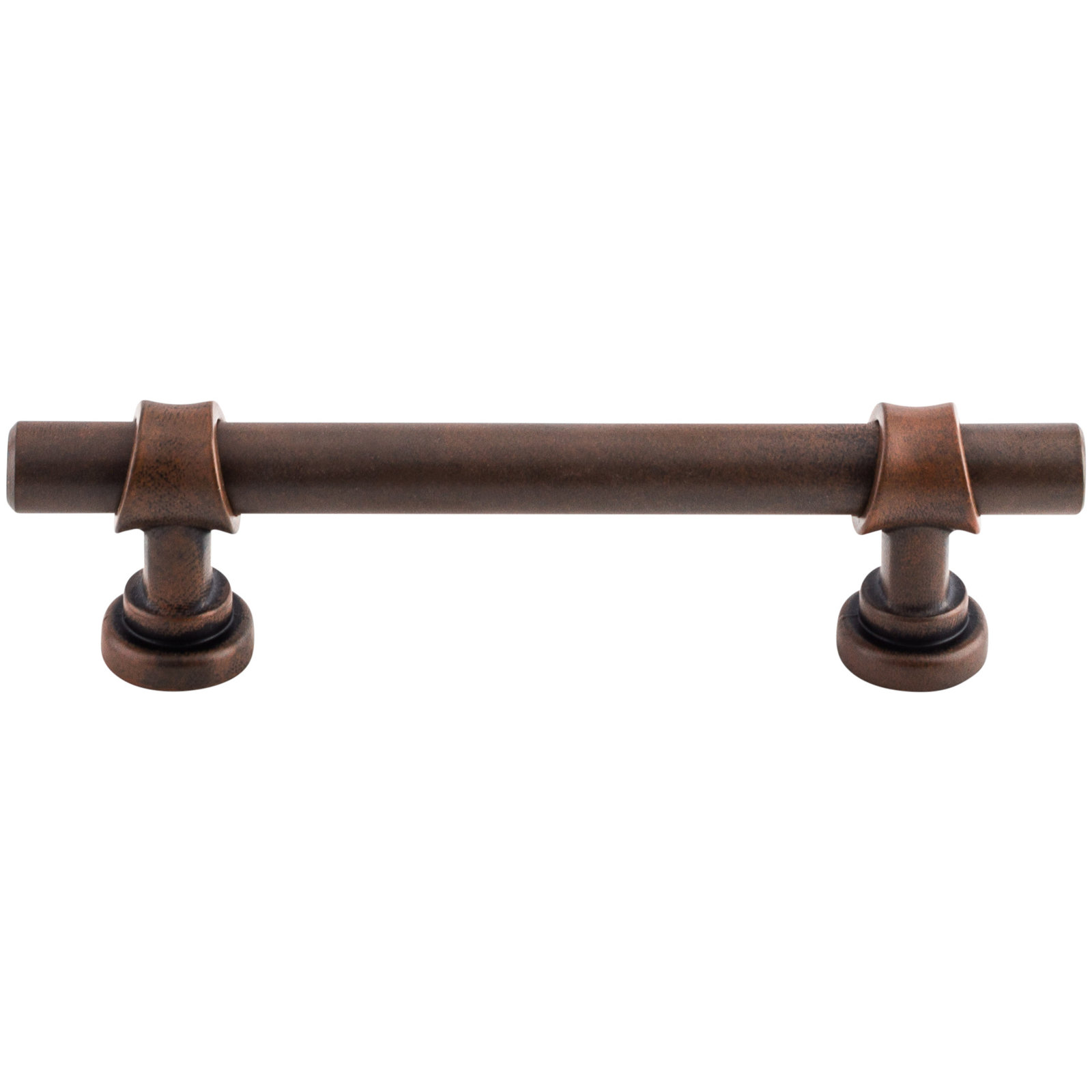 Bit 4" Bar Cabinet Pull, Patina Rouge