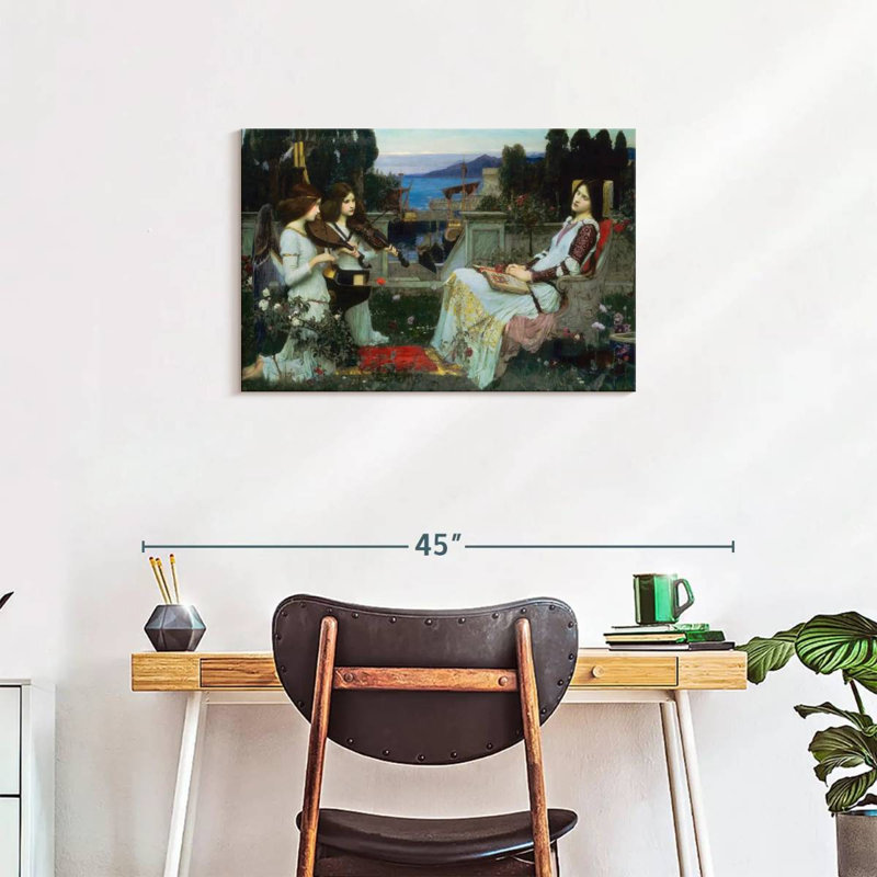 Adella Saint Cecilia, 20" H x 30" W