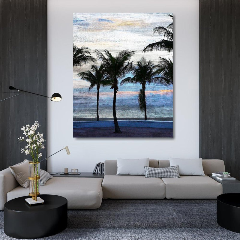 Beachcrest Home ™, art sur toile tendu de la galerie Allen Kimberly: Sunset at the Beach 1