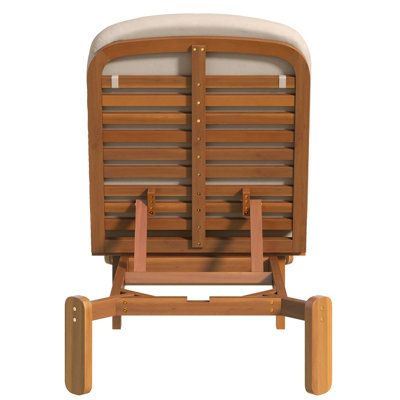 Chaise longue d'extérieur réglable pour chaise longue d'extérieur inclinable avec dossier réglable pour terrasse