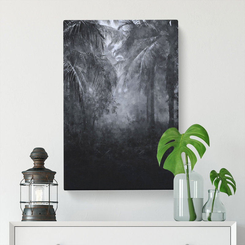 Palm Tree Forest - Wrapped Canvas, 60cm H x 40cm W x 3cm D