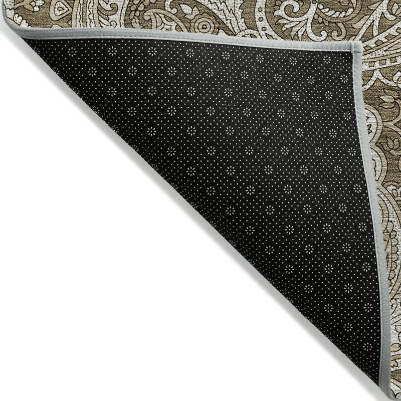 Cresley Paisley Indoor / Outdoor Rug, Round 8'