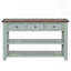 Console en bois de pin massif de 48 pouces avec 3 tiroirs et 2 tablettes-1551165416-1551165420