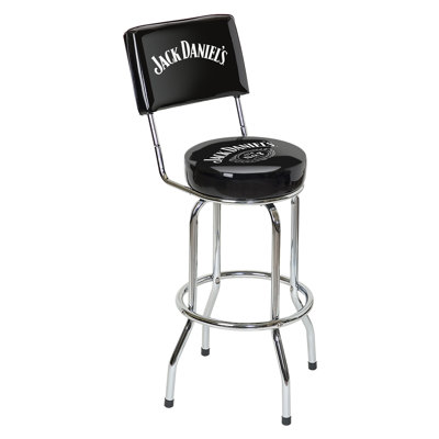 Swivel Counter Stool with Metal Frame