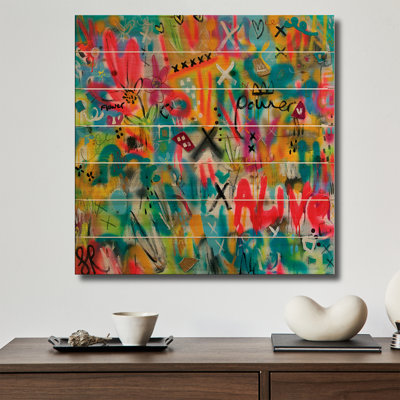 Reproduction d'art murale en bois - Alive par Samantha Redfern
