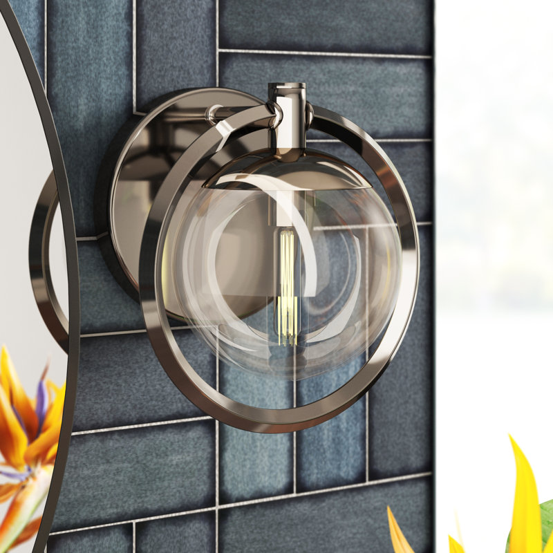 Dechen Dimmable Vanity Light, Polished Nickel